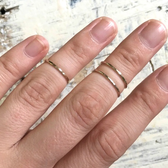 Set of 14k gold filled midi rings ✨ - Picture 1 of 3